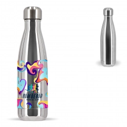 Sagaform Nils steel bottle Chrome 500ml
