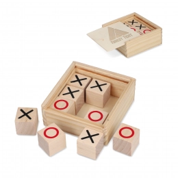 Tic Tac Toe set in wooden box