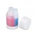 Trio travel toiletry bottles