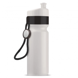 Sports bottle with edge and cord 750ml