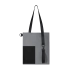 Шоппер Superbag Color (серый с чёрным)