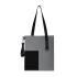 Шоппер Superbag Color (серый с чёрным)