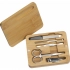 Manicure set in bamboo case