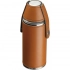 Stainless steel hip flask with 2 pins