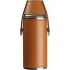 Stainless steel hip flask with 2 pins
