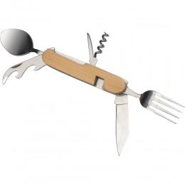 Bamboo camping cutlery