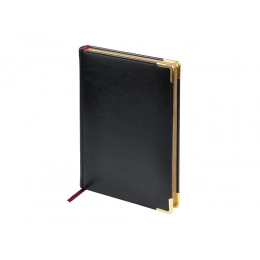 Ежедневник датированный А5 «Sidney Nebraska» на 2026 год, с золотым срезом и уголками