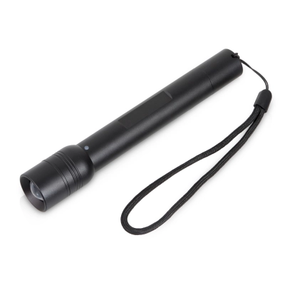 
                                                Battery-powered flashlight with adjustable focus 
                                                