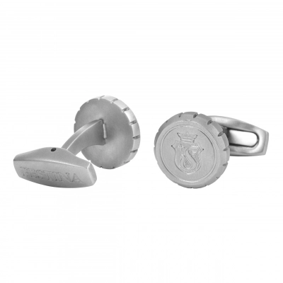 
                                            Chronobike Matt Chrome Cufflinks
                                            