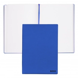 Блокнот А5 Essential, синий, простой