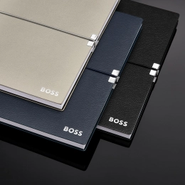 Блокнот А5 Elegance, темно-синий, простой