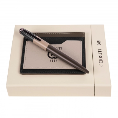 
                                            Set Brick Beige Khaki Black (ballpoint pen & card holder)
                                            