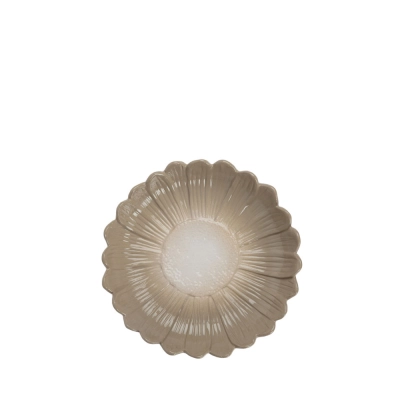 Тарелка Dagny средняя бежевая