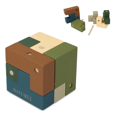 Деревянная кубическая головоломка