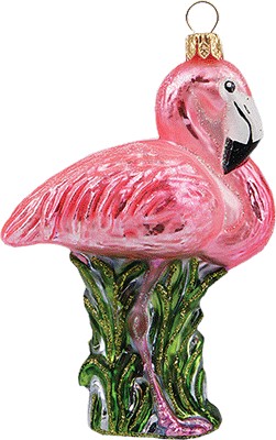 Елочная игрушка Фламинго