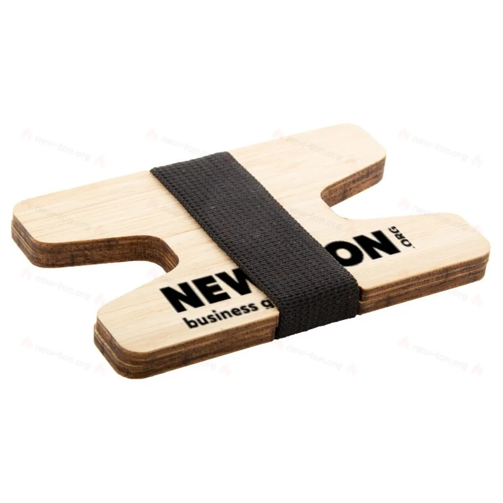 Кошелек-визитница из бамбука