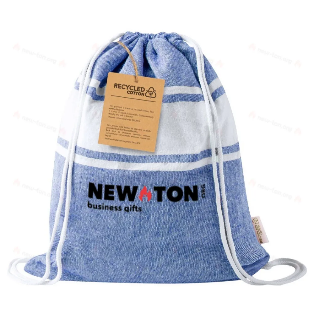 
                                            beach towel and drawstring bag
                                            