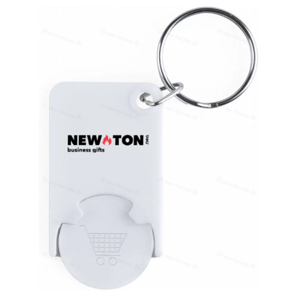 Брелок с монетой для тележки Zabax