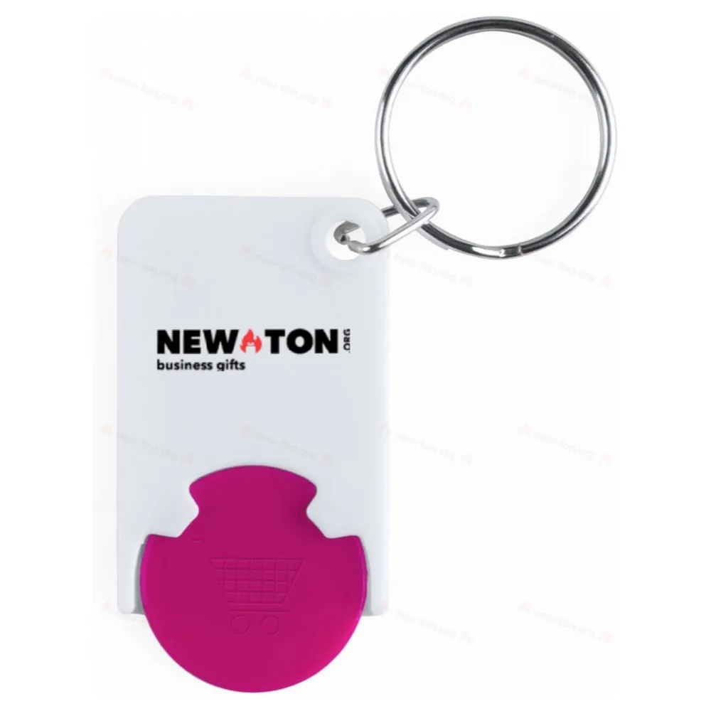 Брелок с монетой для тележки Zabax