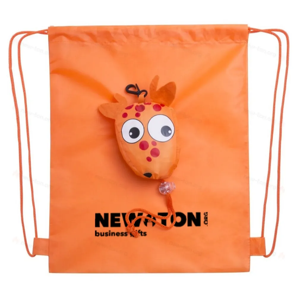 Сумка на шнурке, жираф