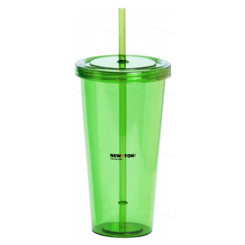 Стакан для питья с трубочкой