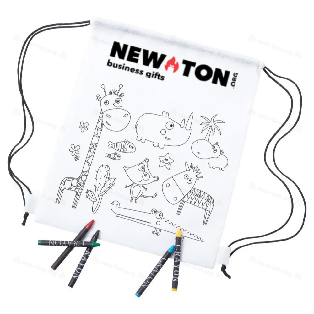 Сумка с кулиской для раскрашивания