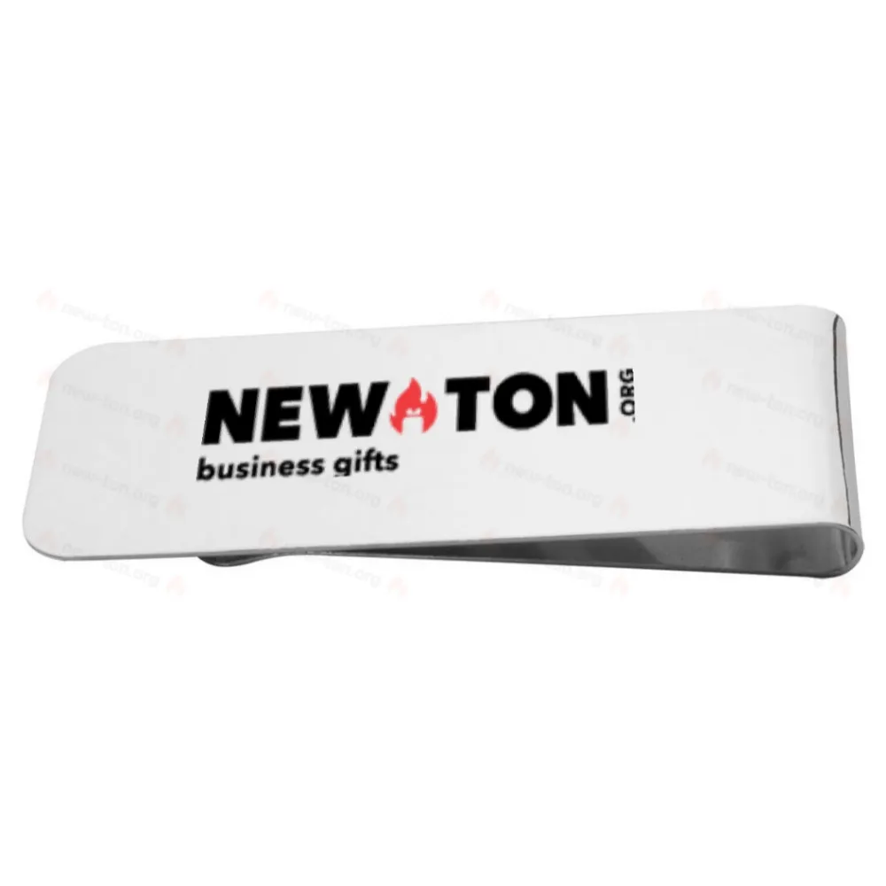 Хромированный зажим для денег