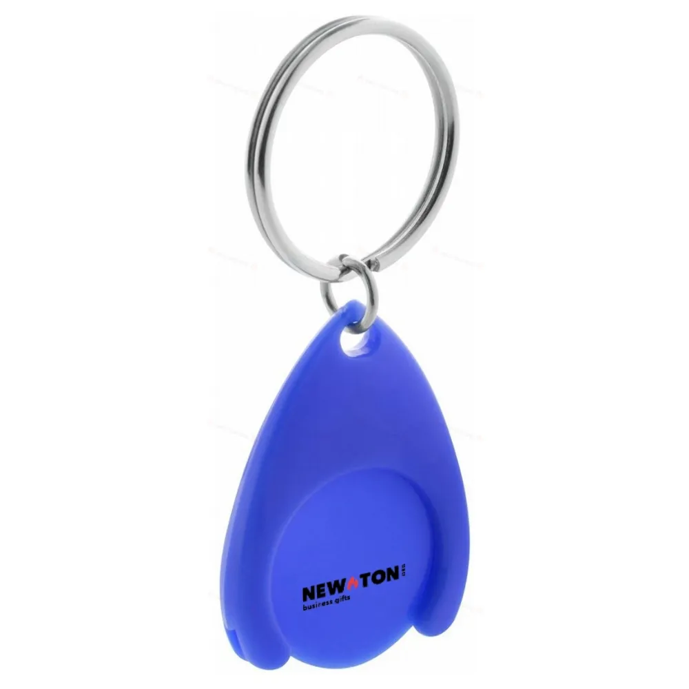 Пластиковый брелок с держателем для монеты