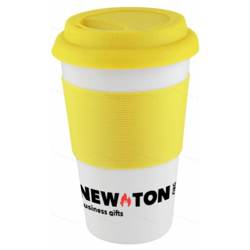 Кружка с силиконовым покрытием