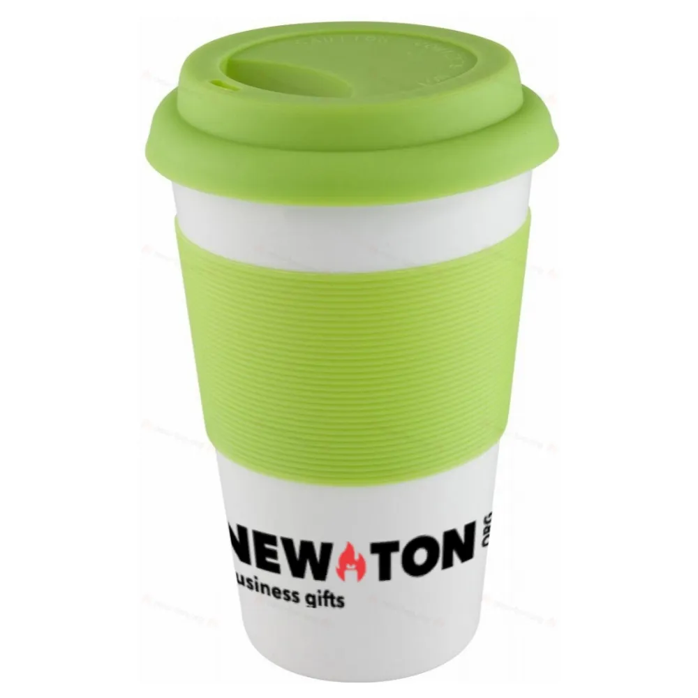 Кружка с силиконовым покрытием