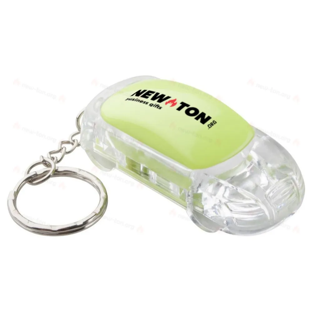 Пластиковый брелок в форме автомобиля