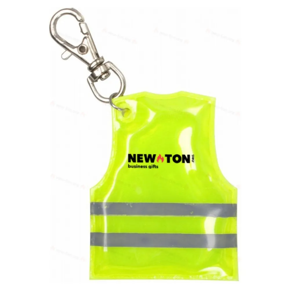 
                                            Mini reflective keychain in the shape of a vest
                                            