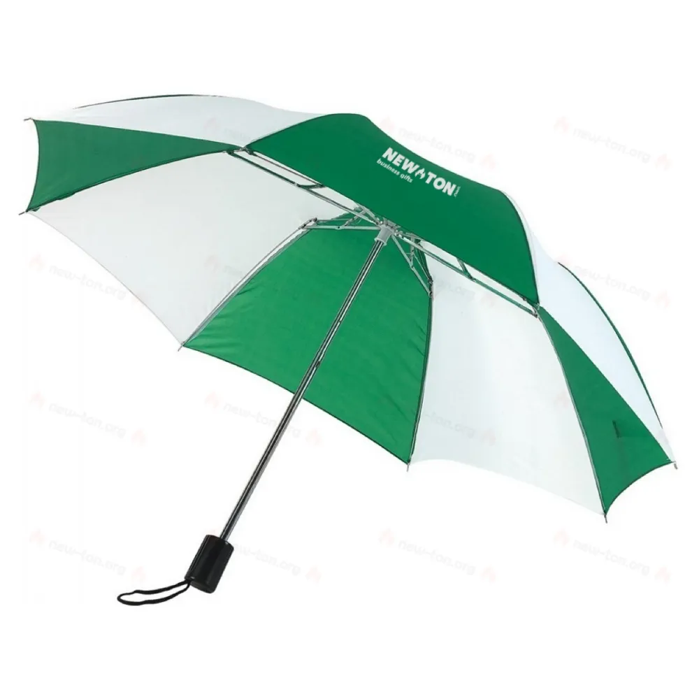 Ручной зонт REGULAR, зеленый, белый