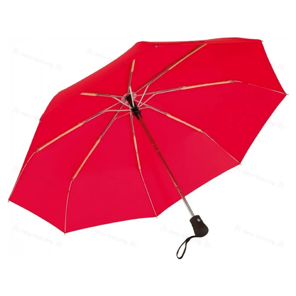 
                                            Automatic open/close, windproof pocket umbrella BORA, red
                                            