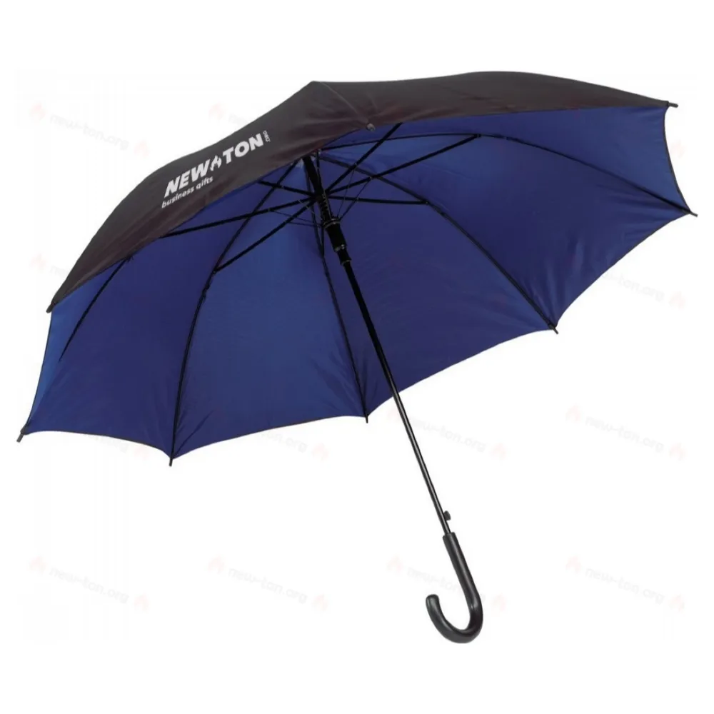
                                            Automatic stick umbrella DOUBLY, black, blue
                                            