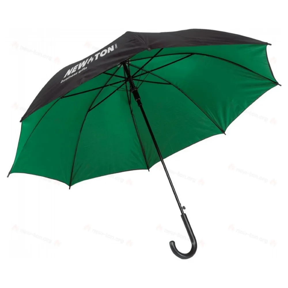 
                                            Automatic stick umbrella DOUBLY, black, green
                                            