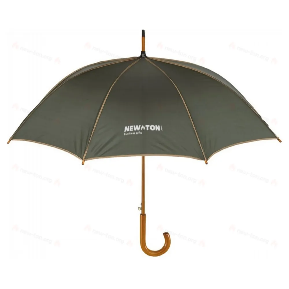 
                                            Automatic wooden stick umbrella WALTZ, beige, dark green
                                            