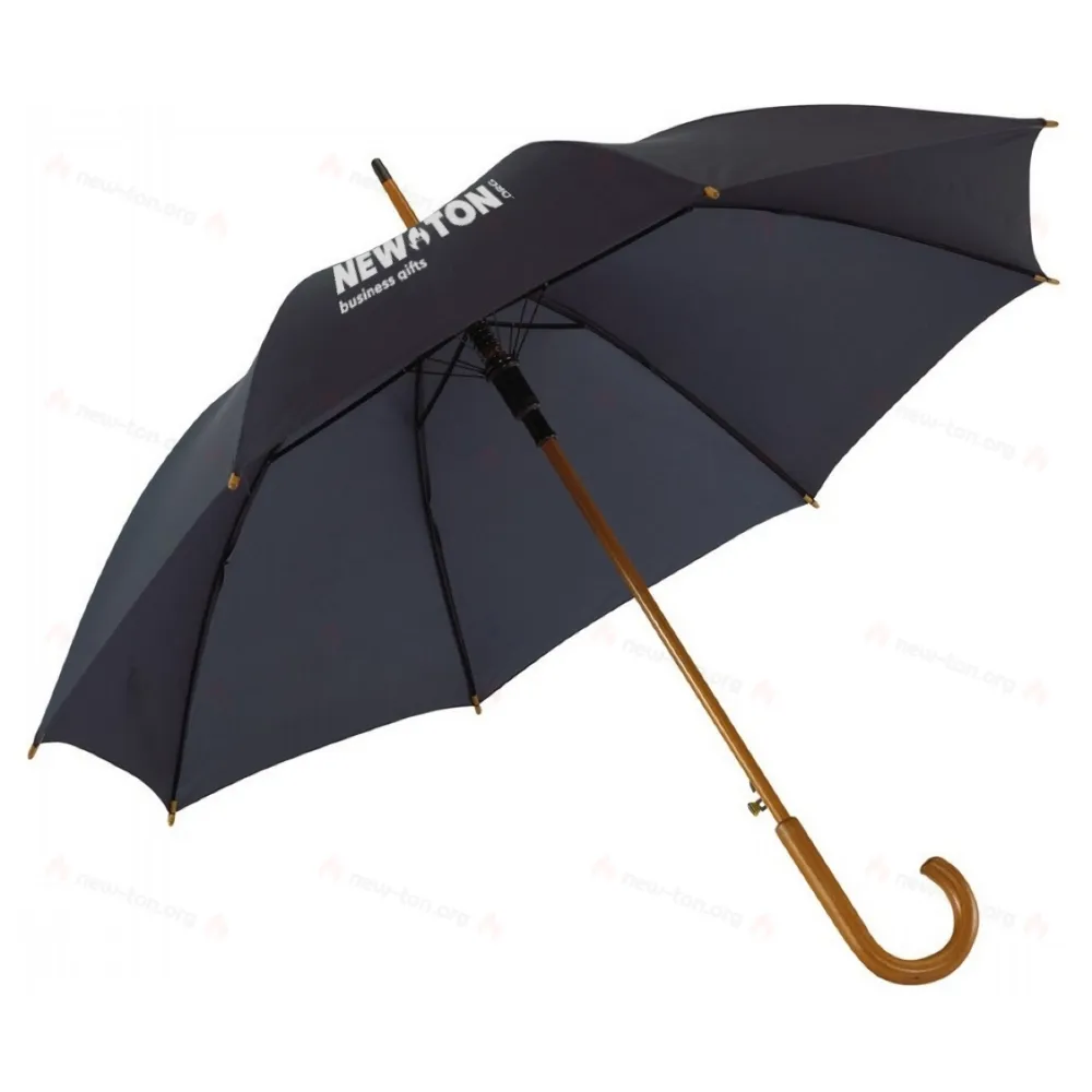 
                                            Automatic wooden stick umbrella TANGO, navy blue
                                            
