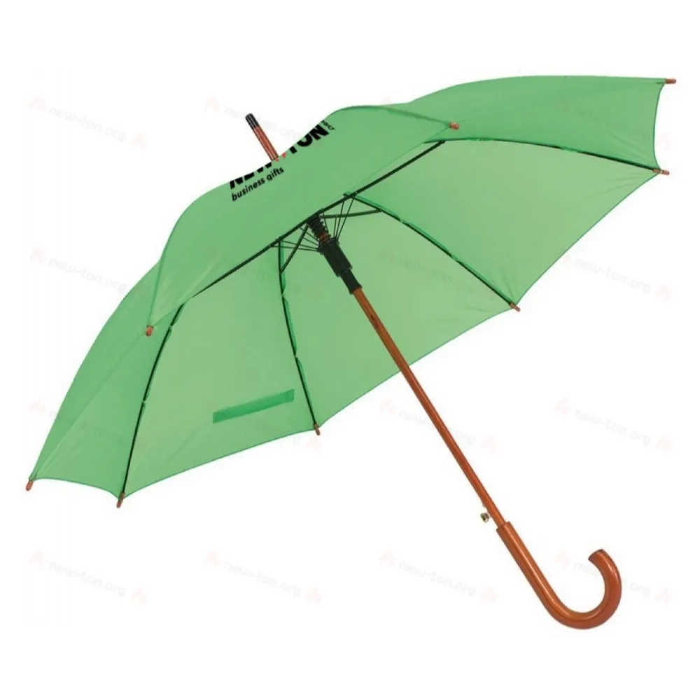 
                                            Automatic wooden stick umbrella TANGO, light green
                                            