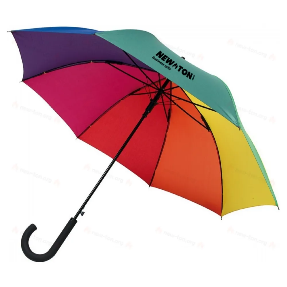 
                                            Automatic windproof stick umbrella WIND, rainbow
                                            