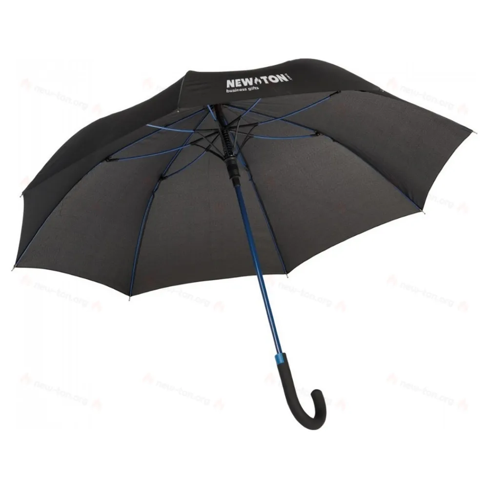 
                                            Automatic stick umbrella CANCAN, black, blue
                                            