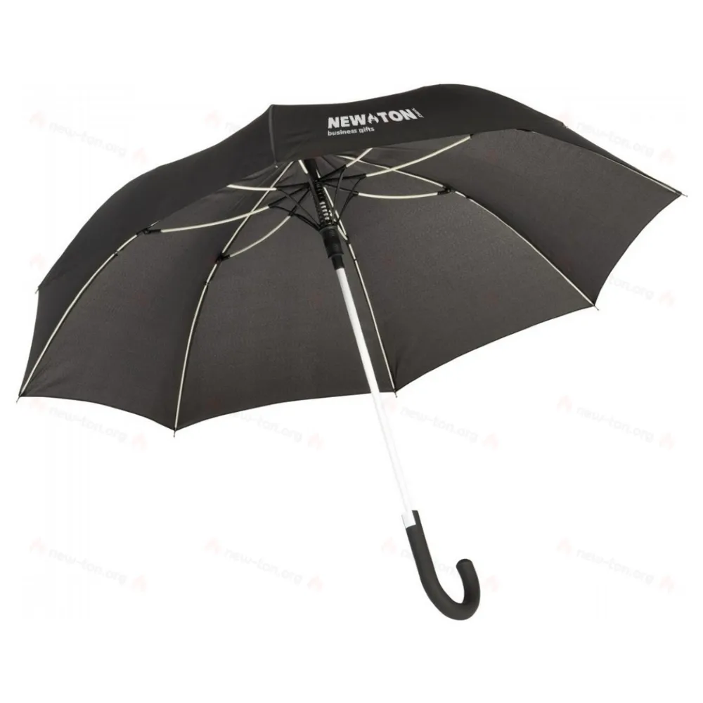 
                                            Automatic stick umbrella CANCAN, black, white
                                            