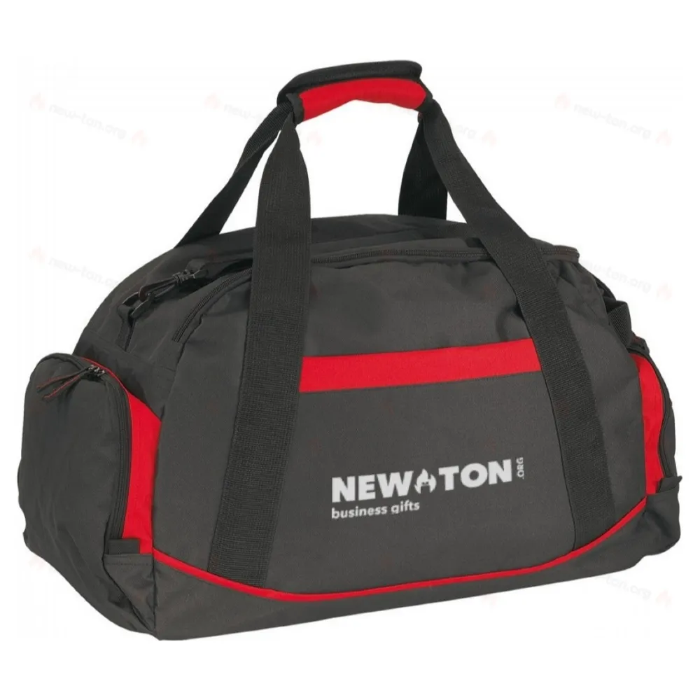 Спортивная сумка DOME, черная, красная