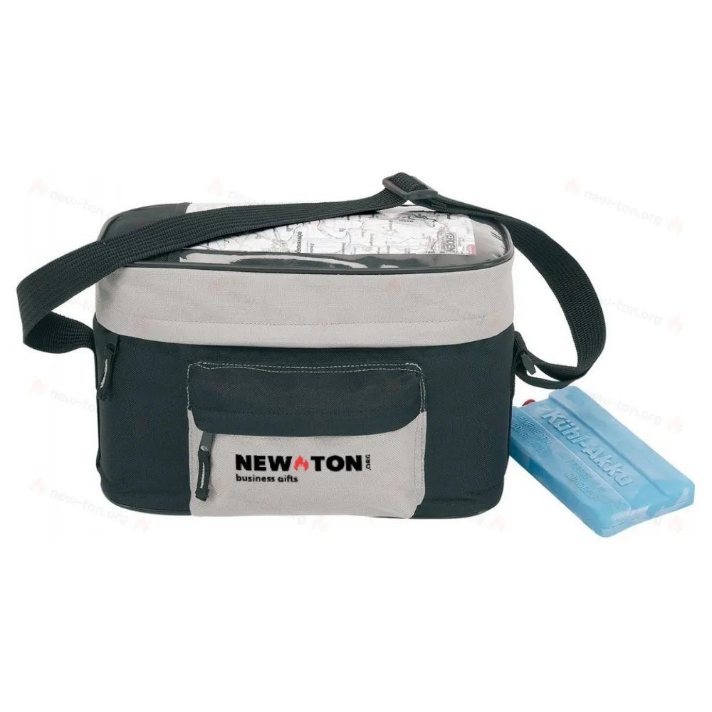 Термосумка BIKE, черная, серая