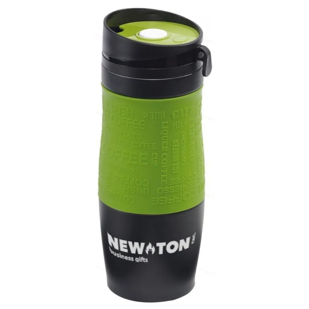 
                                            Double-walled flask GOLDEN DREAM, black, light green
                                            