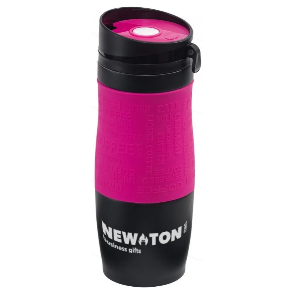 
                                            Double-walled flask GOLDEN DREAM, black, magenta
                                            