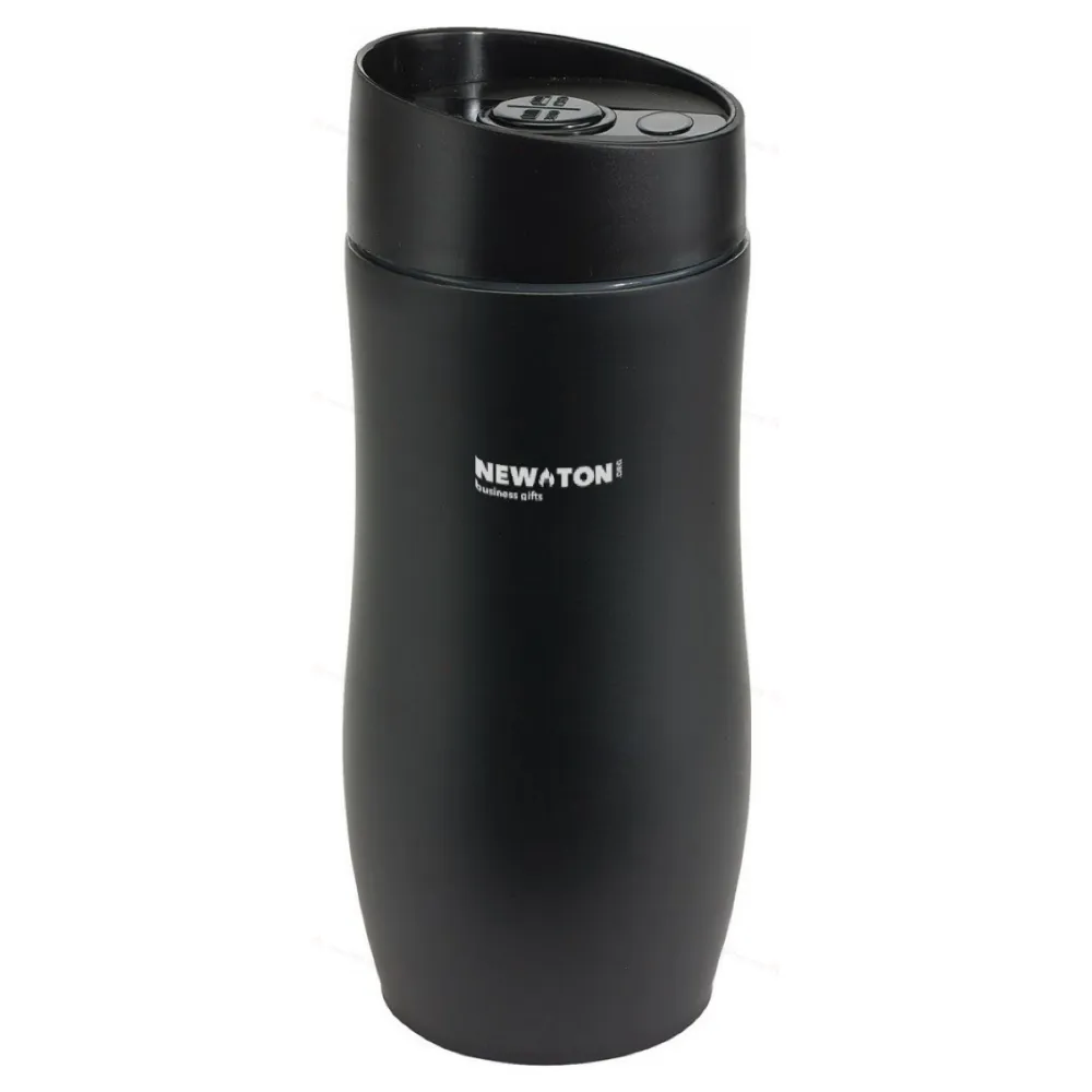 
                                            Double-walled mug CLASSICO, black
                                            