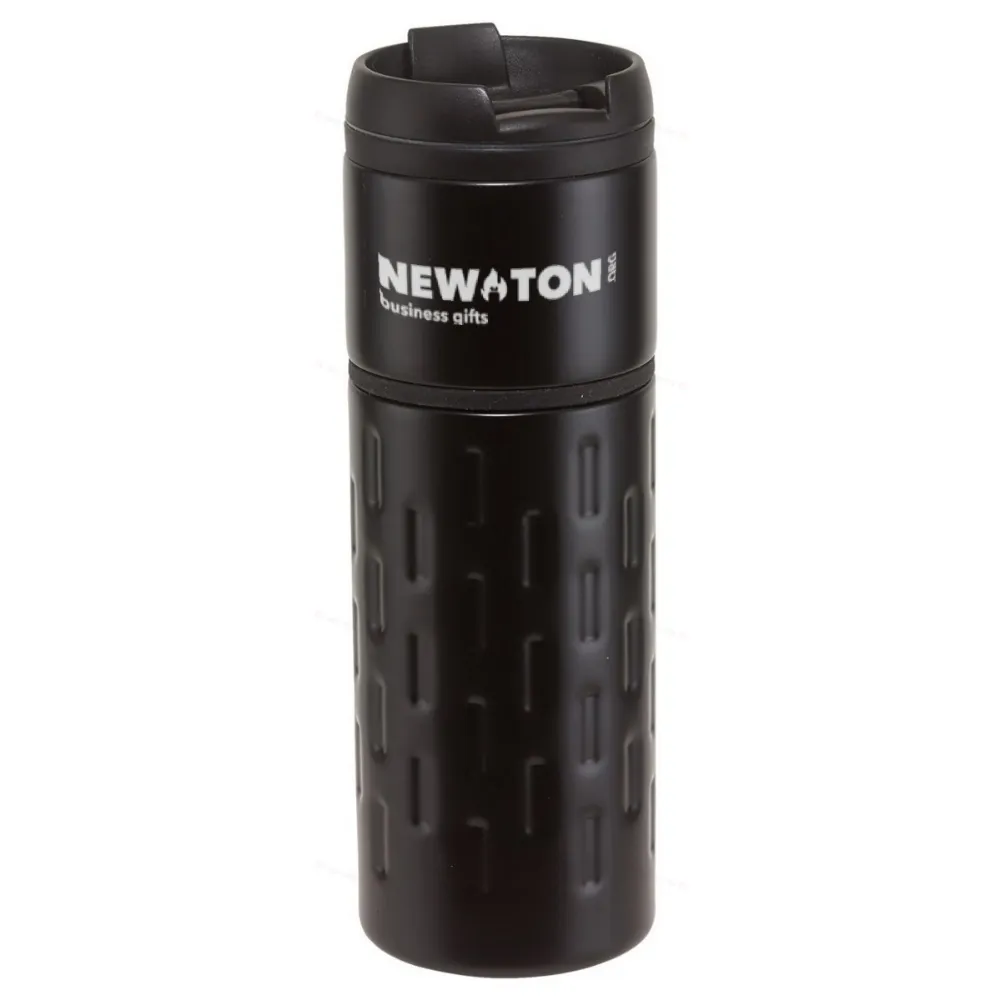 
                                            Double-walled travel mug EXCLUSIVE LIQUID, black
                                            
