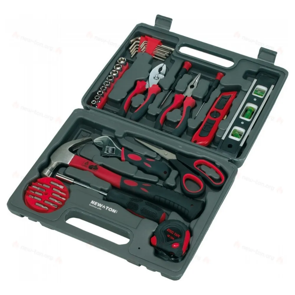 
                                                42 piece tool set MASTERKIT, black, red
                                                
