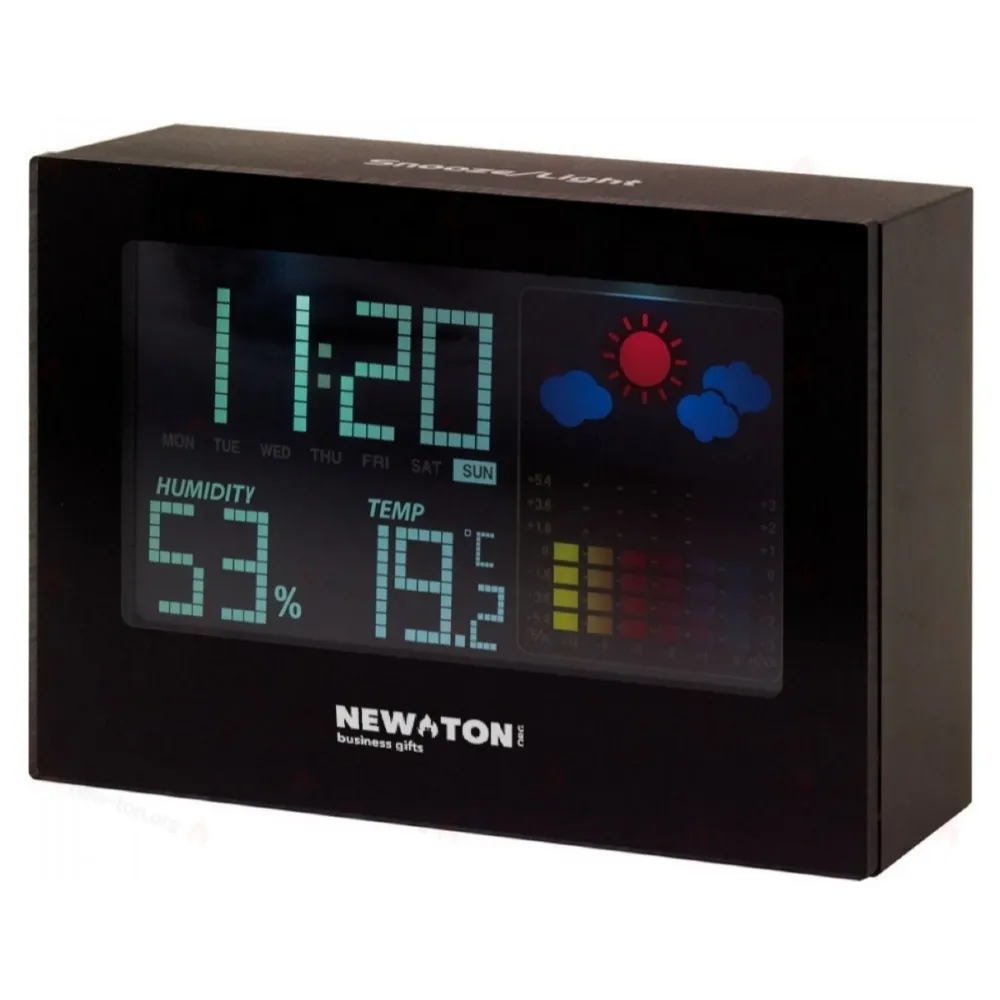 Будильник с метеостанцией